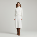 Hanna | Stylish Women's Knitwear Set With Skirt And Turtleneck