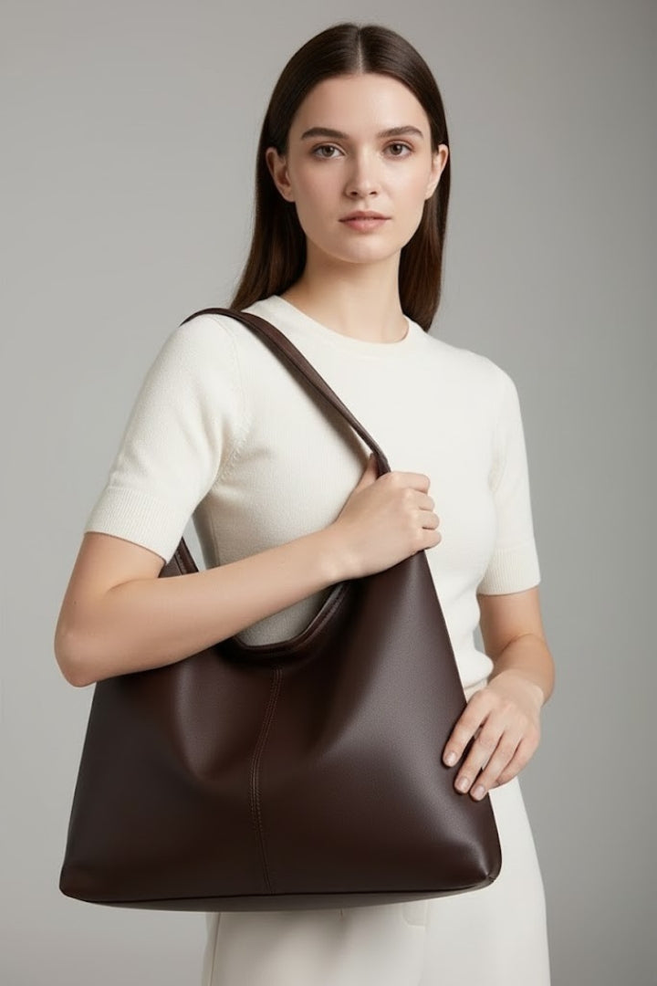 Classic Tote Bag with Large Inner Pocket for Women
