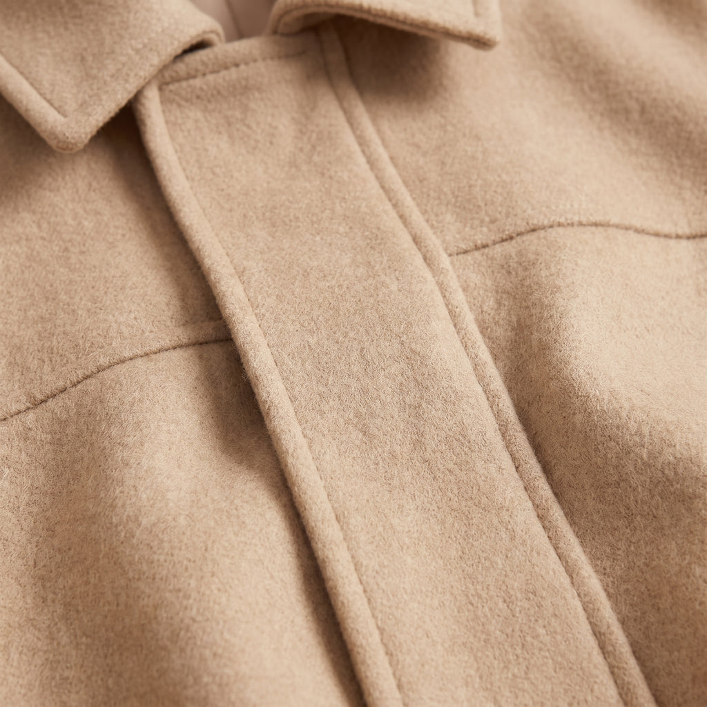 Cropped Bomber Jacket with Dropped Shoulders for Women