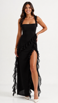 Rianna | Elegant Ruffled Maxi Dress