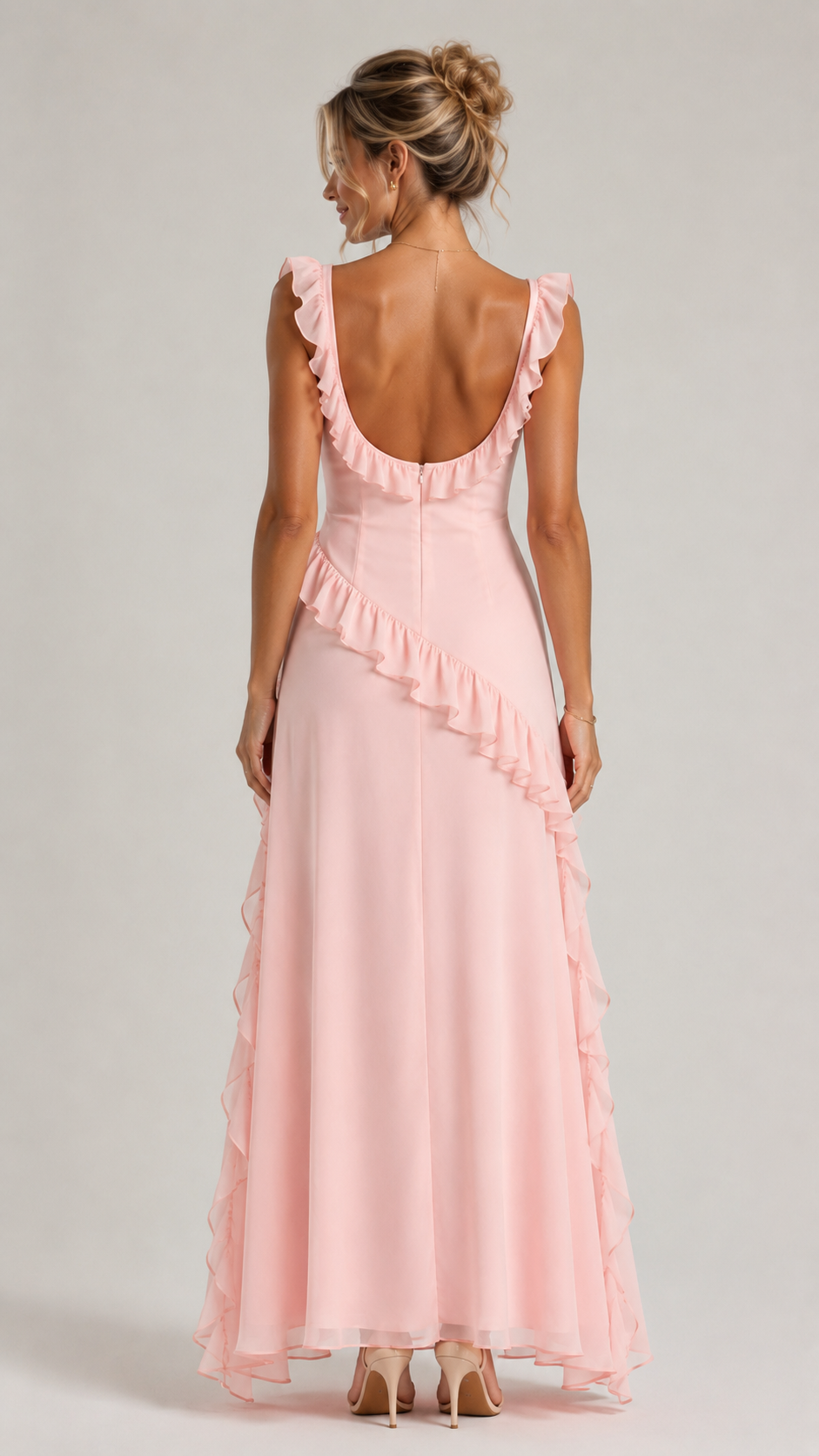 Rianna | Elegant Ruffled Maxi Dress
