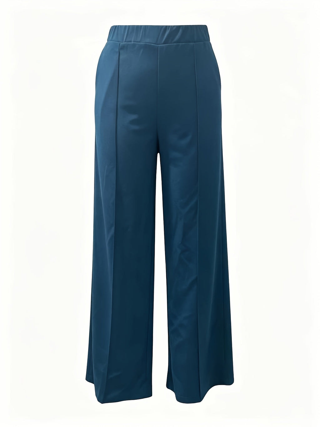 High Waisted Straight Leg Tailored Trousers for Womens