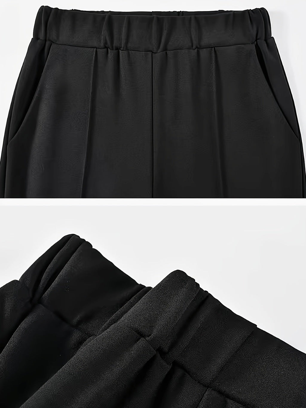 High Waisted Straight Leg Tailored Trousers for Womens