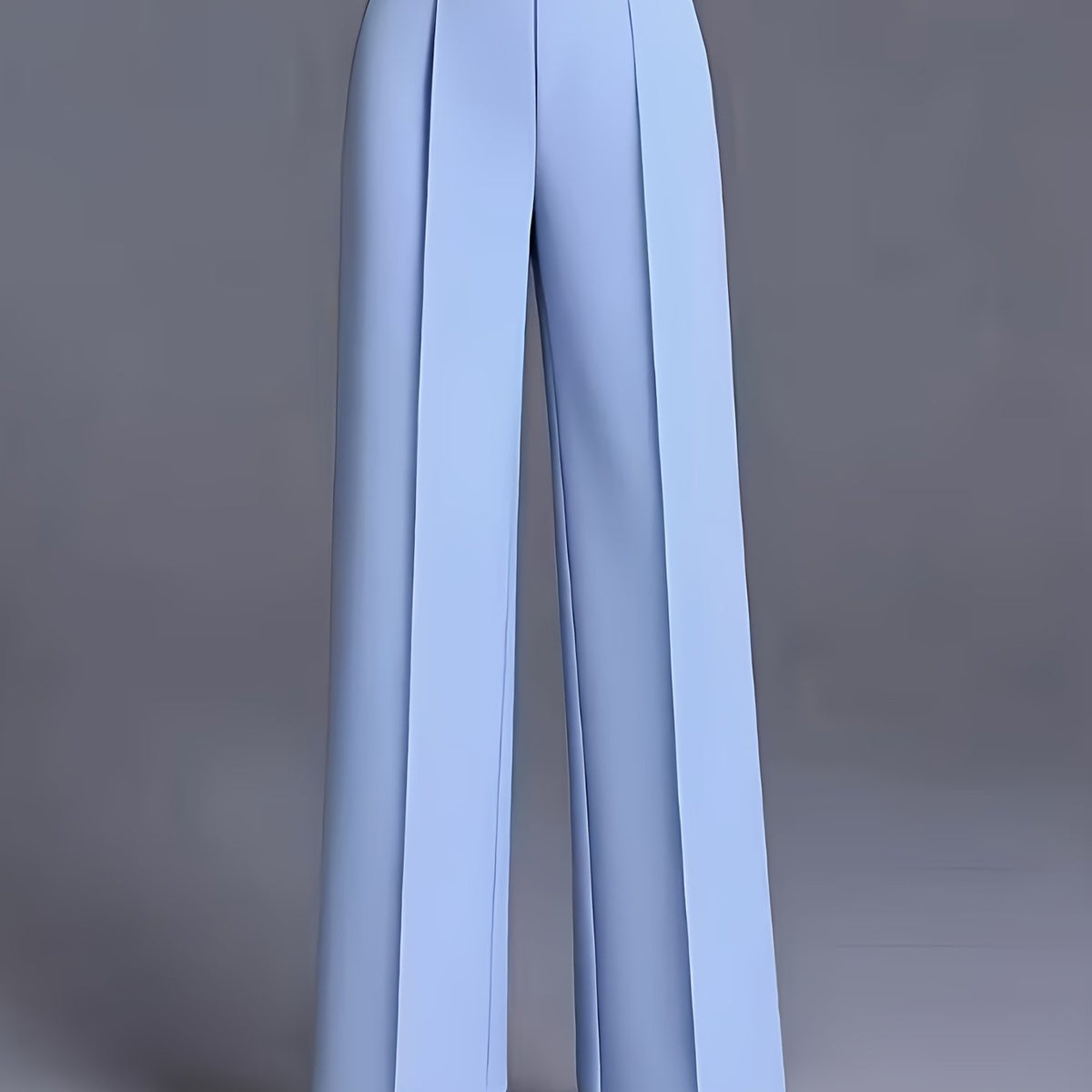 High Waisted Straight Leg Tailored Trousers for Womens