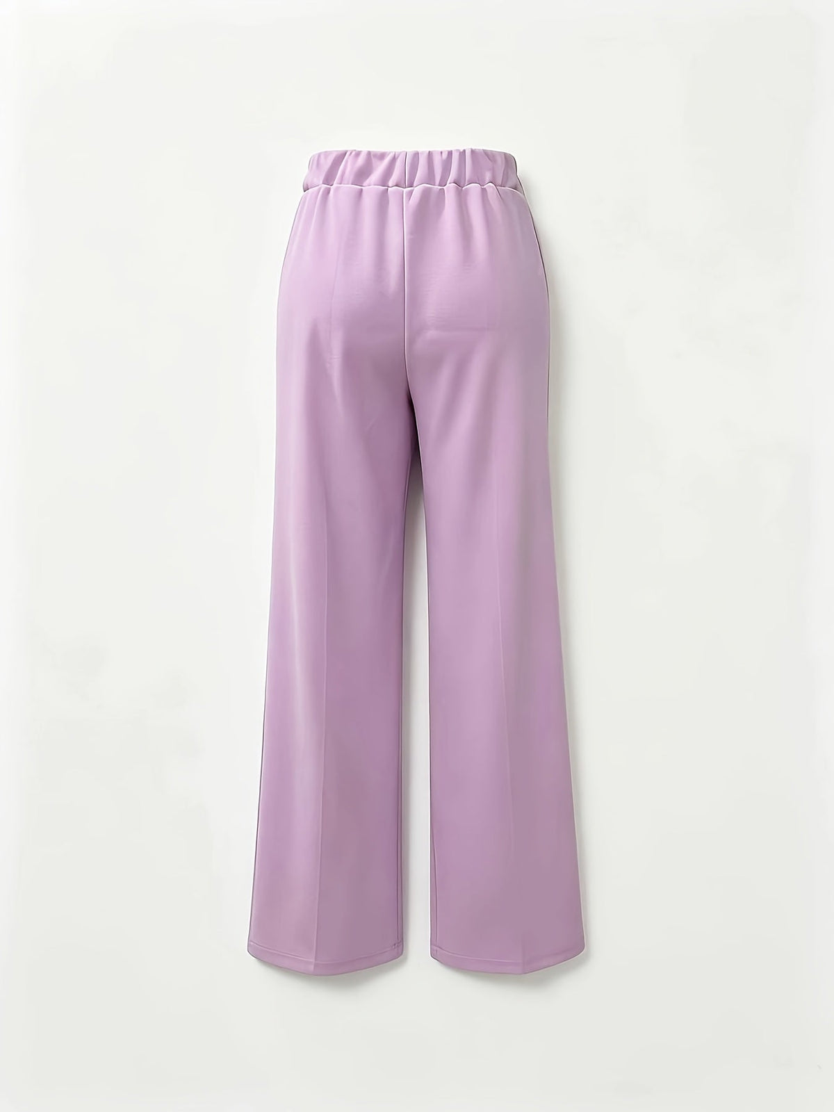 High Waisted Straight Leg Tailored Trousers for Womens