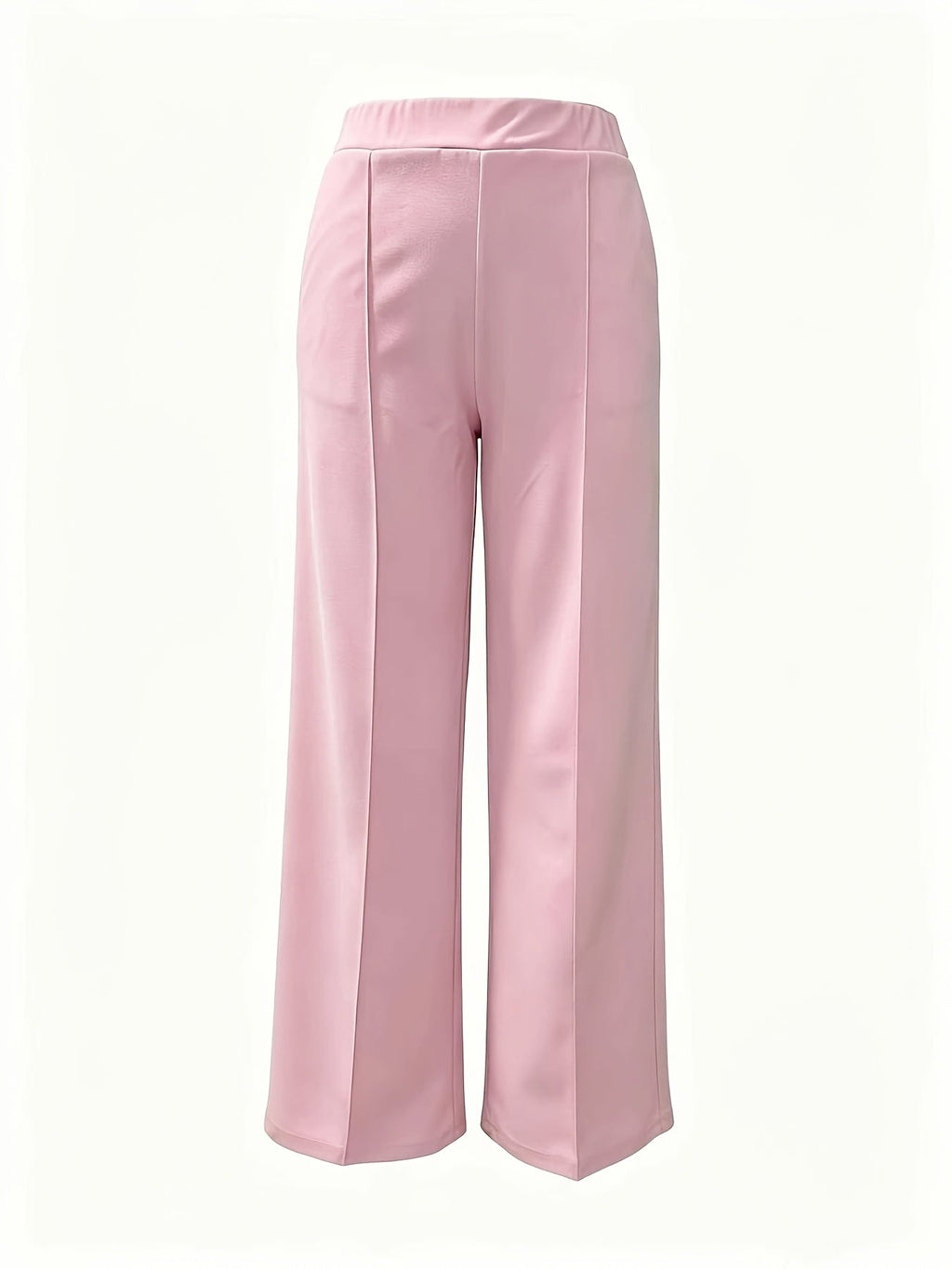 High Waisted Straight Leg Tailored Trousers for Womens