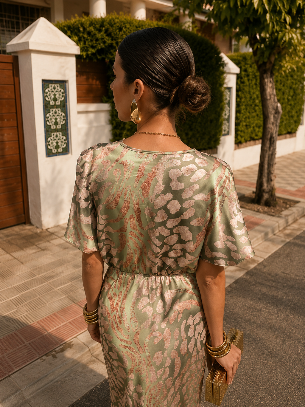 Izabela | Elegant Wrap Midi Dress