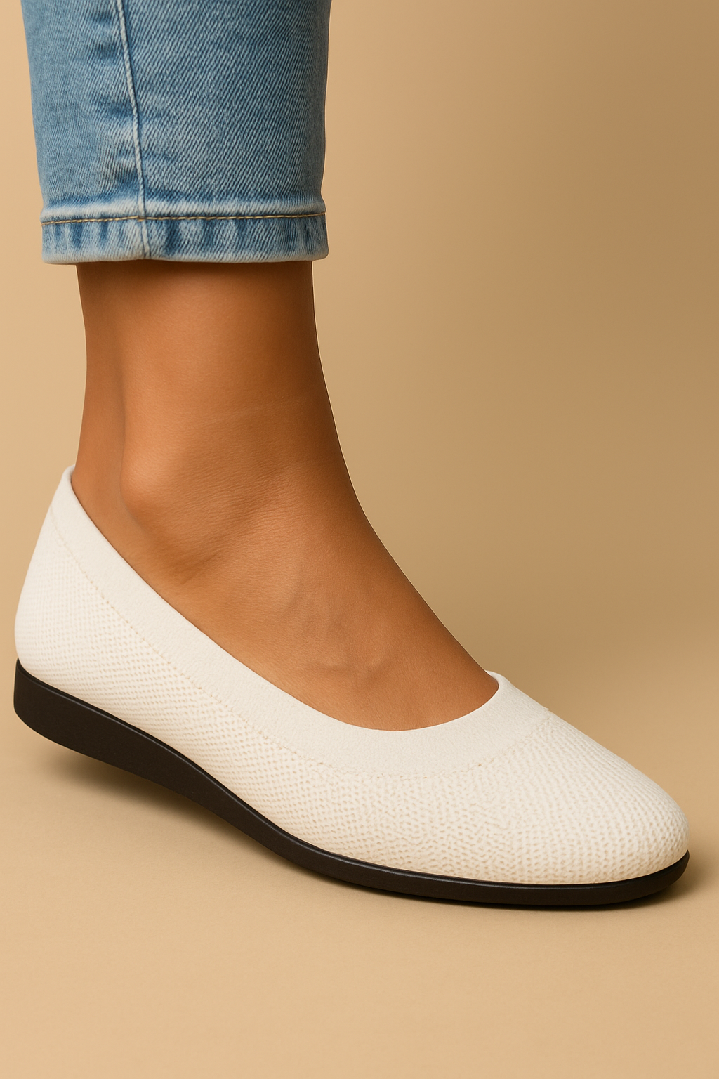 Mibia | Breathable Knit Ballet Flats