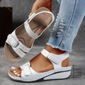 Open-Toe Wedge Sandals with Adjustable Straps for Women