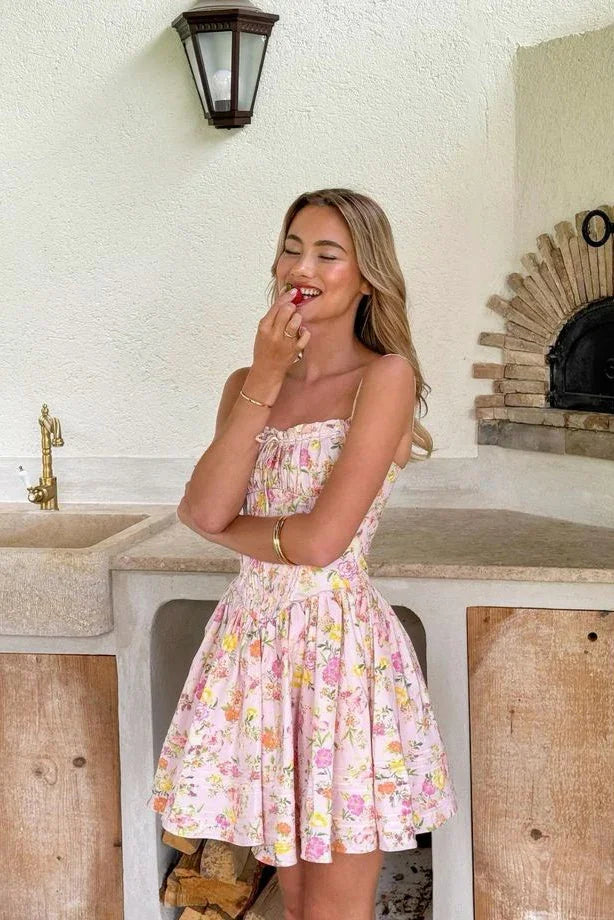 Sleeveless Summer Dress with Square Neckline for Women