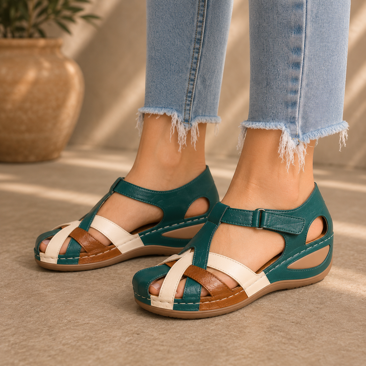 Teodora | Cushioned Comfort Sandals