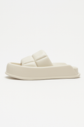 Thick-Sole Platform Slide Sandals with Two Wide Straps for Women