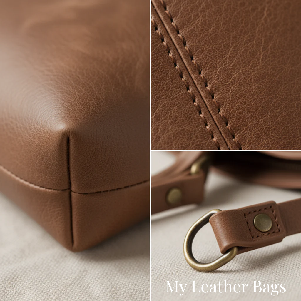 Tote Bag with Twin Handles and Matching Pouch for Womens