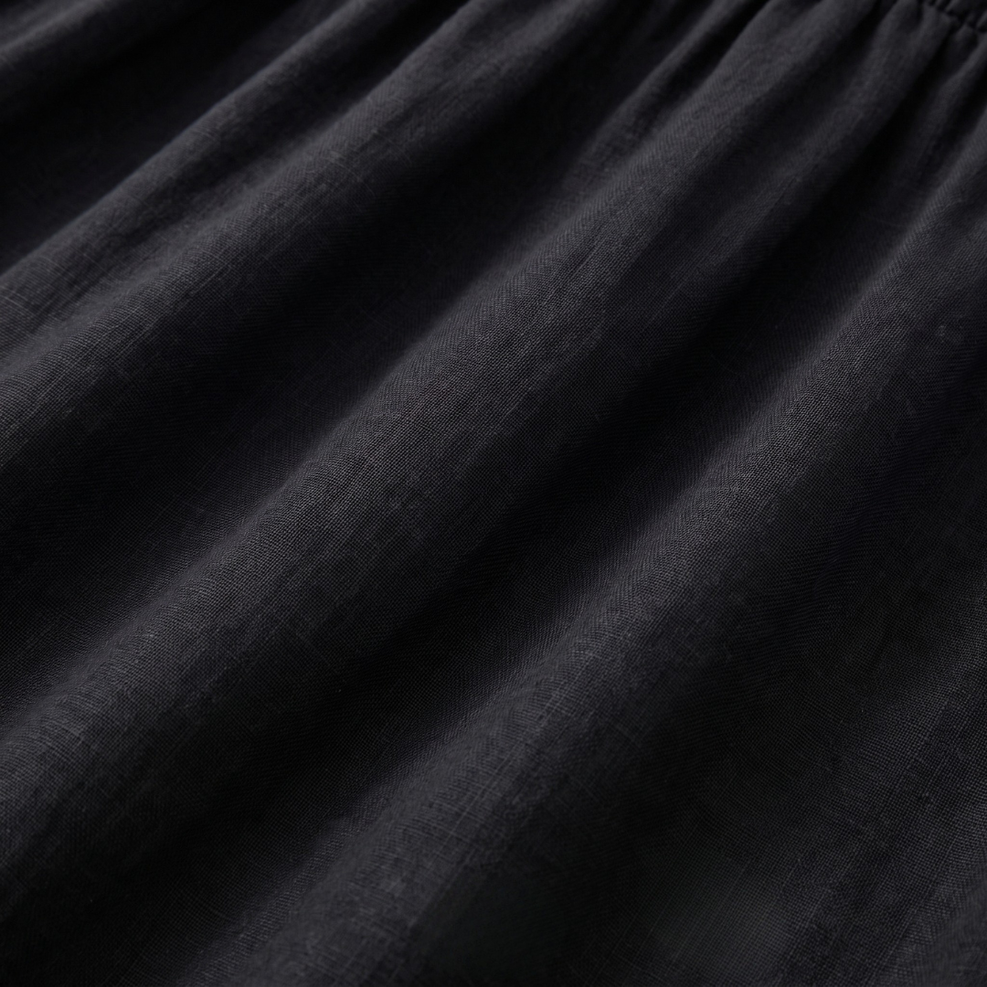 Women’s Maxi Skirt with Smocked Waist and Gathered Panels