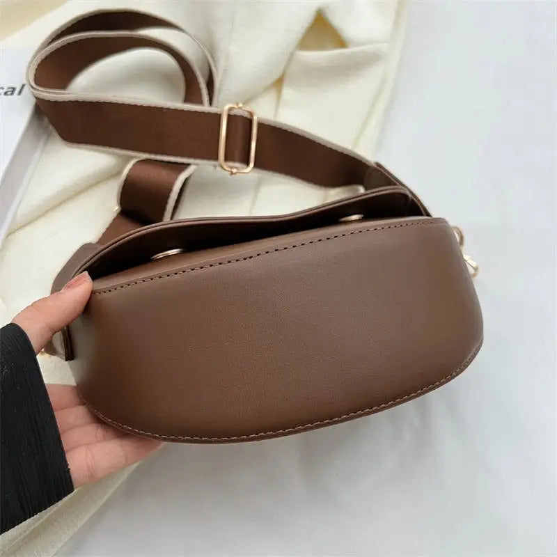 Compact Shoulder Bag with Adjustable Strap for Women