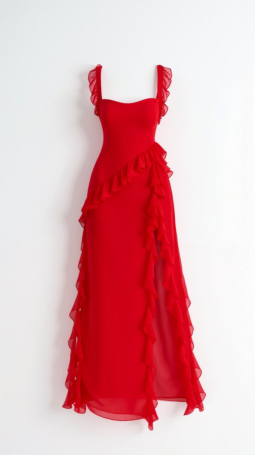 Rianna | Elegant Ruffled Maxi Dress